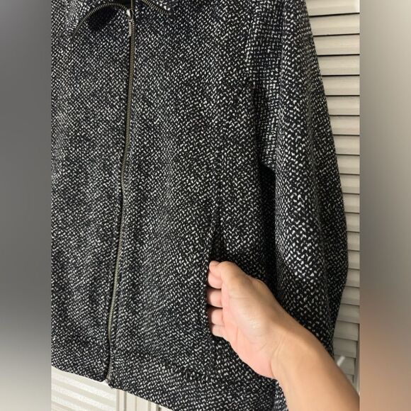 Lands End Women’s Zip‎ Polyester Knit Jacket Size L - Picture 4 of 8